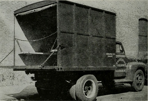 Old fashioned truck black and white photo