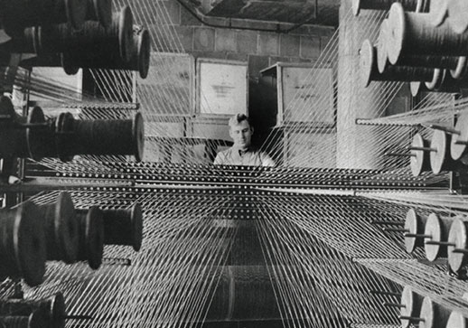 Manufacturing in an old textiles industry