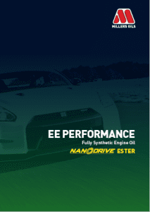 EE Performance engine oil brochure cover