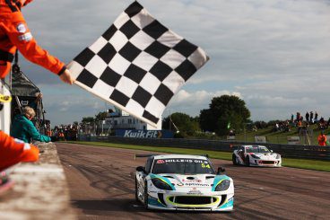 Millers Oils Ginetta racing cars on the track