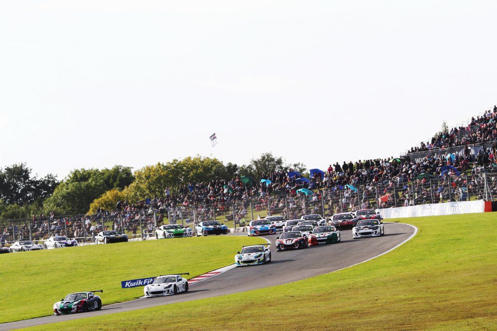 Millers Oils Ginetta racing cars on the track