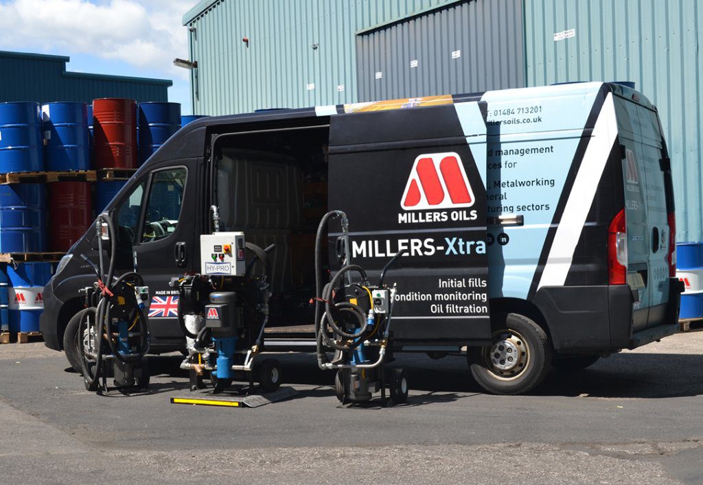 Millers Oils Fluid Management Van