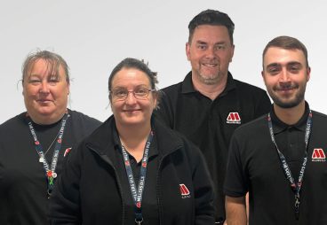 image of our 4 new starters in the sales team