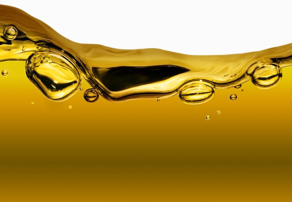 Image of oil with bubbles