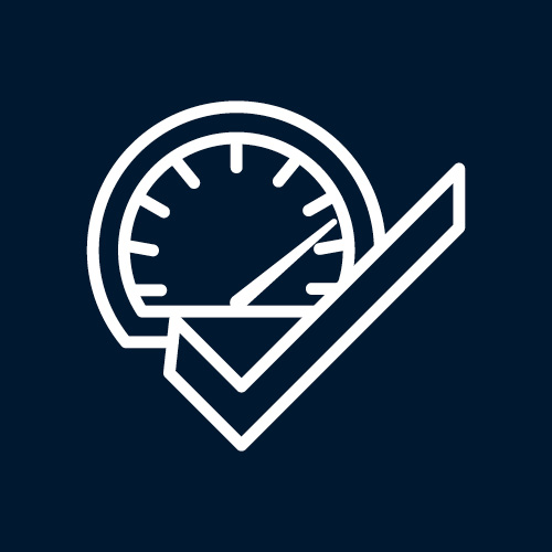 Gauge & Checkmark Icon