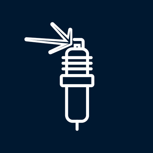 Droplet & Spark Icon