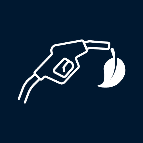 Fuel Pump & Leaf Icon