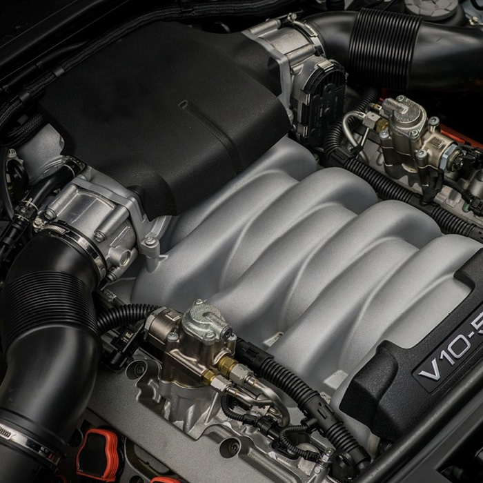 Image of an engine bay close up